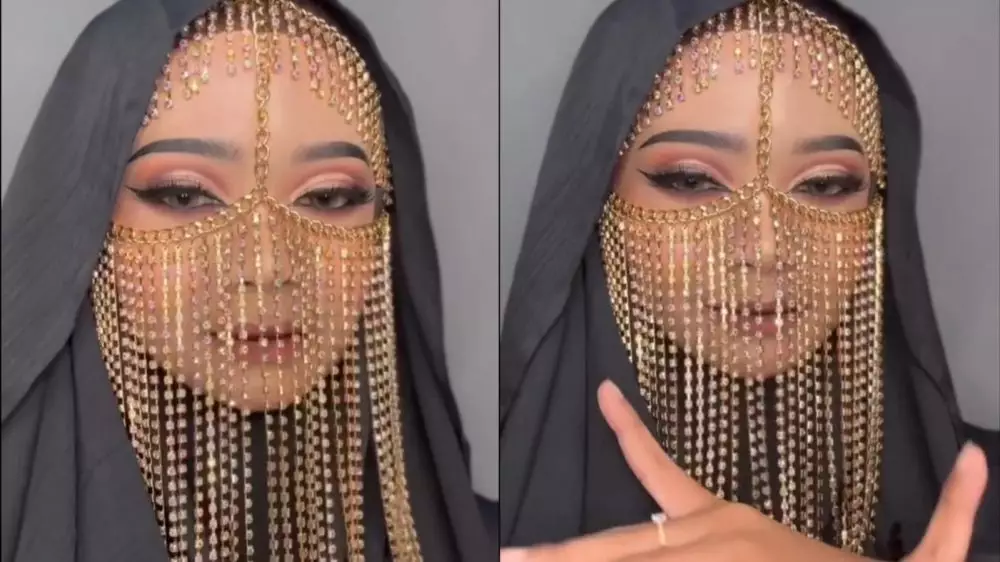 ber-makeup khas timur tengah bikin netizen kehabisan kata-kata © TikTok ber-makeup khas timur tengah bikin netizen kehabisan kata-kata © TikTok