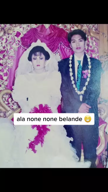 makeup pengantin 90an ikonik © TikTok