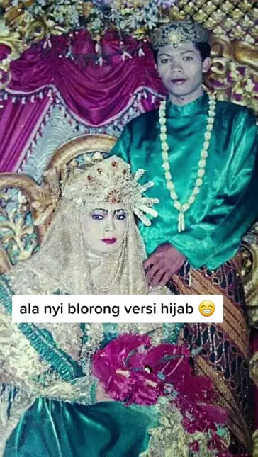makeup pengantin 90an ikonik © TikTok
