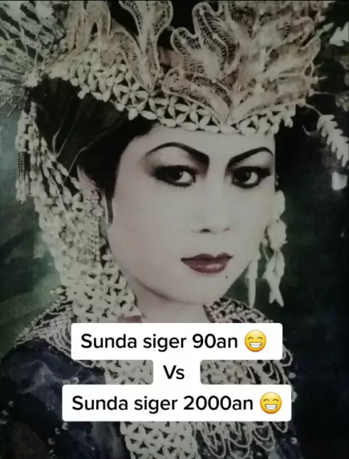 makeup pengantin 90an ikonik © TikTok