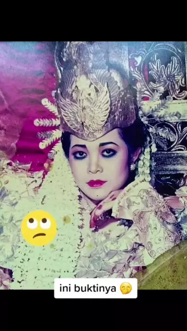 makeup pengantin 90an ikonik © TikTok
