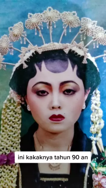 makeup pengantin 90an ikonik © TikTok
