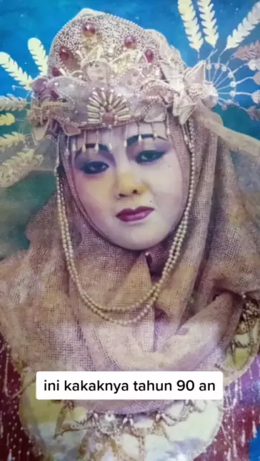 makeup pengantin 90an ikonik © TikTok