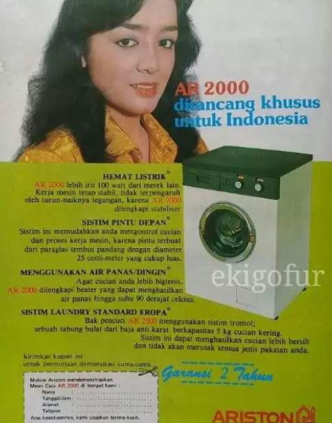 Minati Atmanegara saat jadi bintang iklan jadul © 2023 brilio.net