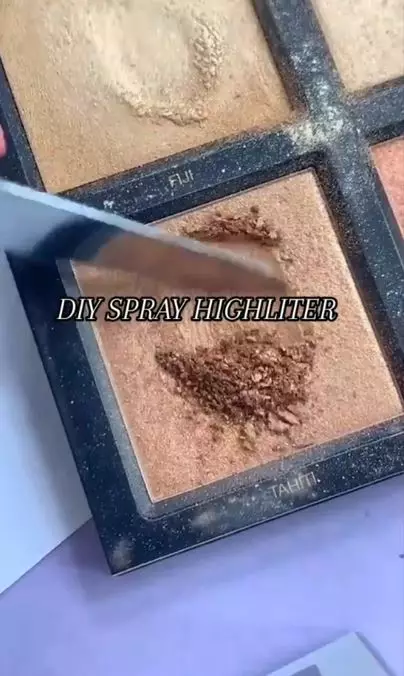 Trik membuat spray highlighter pakai 1 produk bayi Berbagai sumber