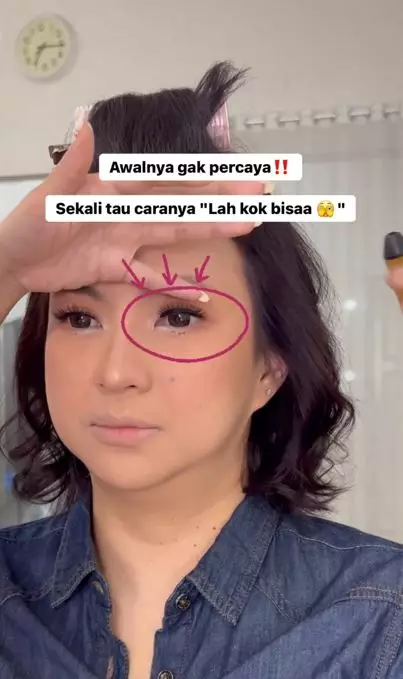 Trik atasi noda makeup area mata agar riasan rapi pakai 1 alat rumahan Berbagai sumber