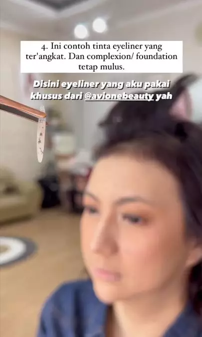 Trik atasi noda makeup area mata agar riasan rapi pakai 1 alat rumahan Berbagai sumber