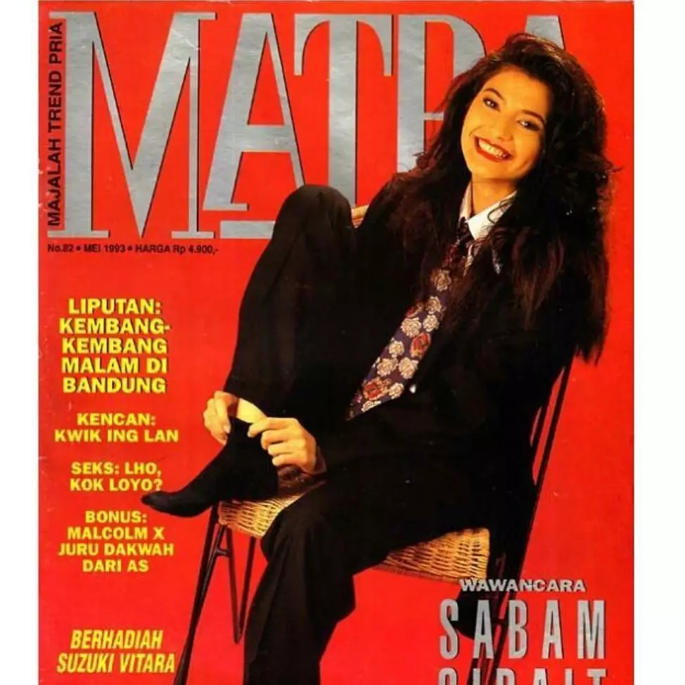 potret menawan tamara covergirl jadul © instagram