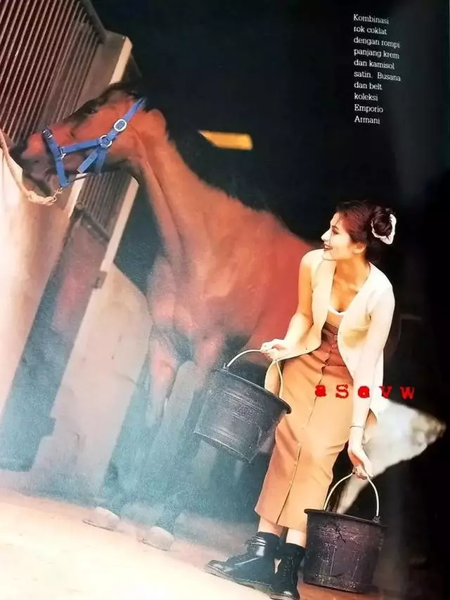 potret menawan tamara covergirl jadul © instagram