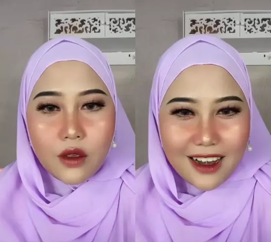 wanita bertekstur jadi flawless © TikTok wanita bertekstur jadi flawless © TikTok