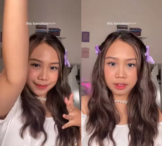 Gadis polos rias Korean look © TikTok