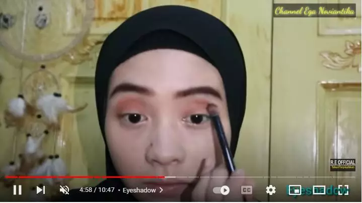 tutorial makeup Arabian Look ala Ega D'Academy berbagai sumber