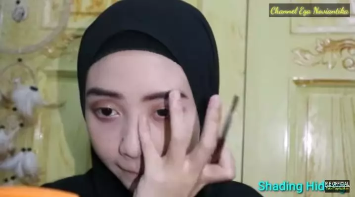 tutorial makeup Arabian Look ala Ega D'Academy berbagai sumber