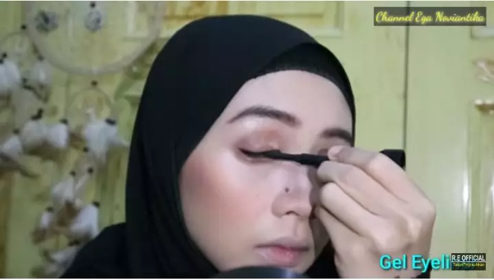 tutorial makeup Arabian Look ala Ega D'Academy berbagai sumber