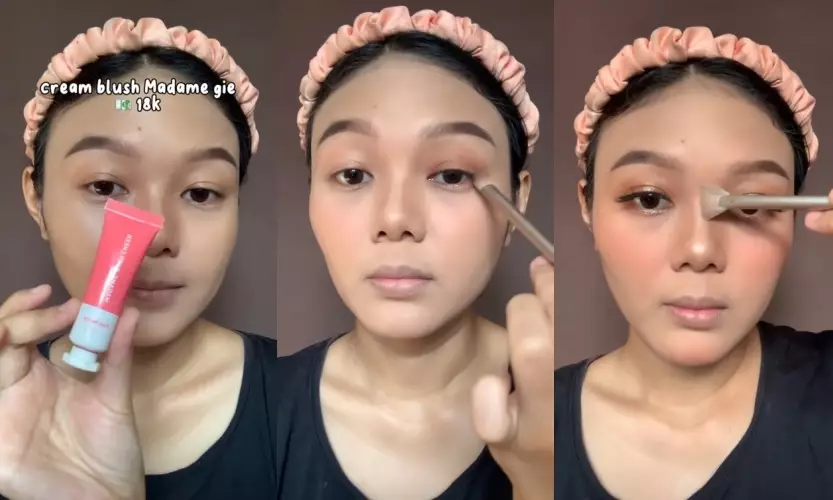wanita makeup low bujet © TikTok wanita makeup low bujet © TikTok