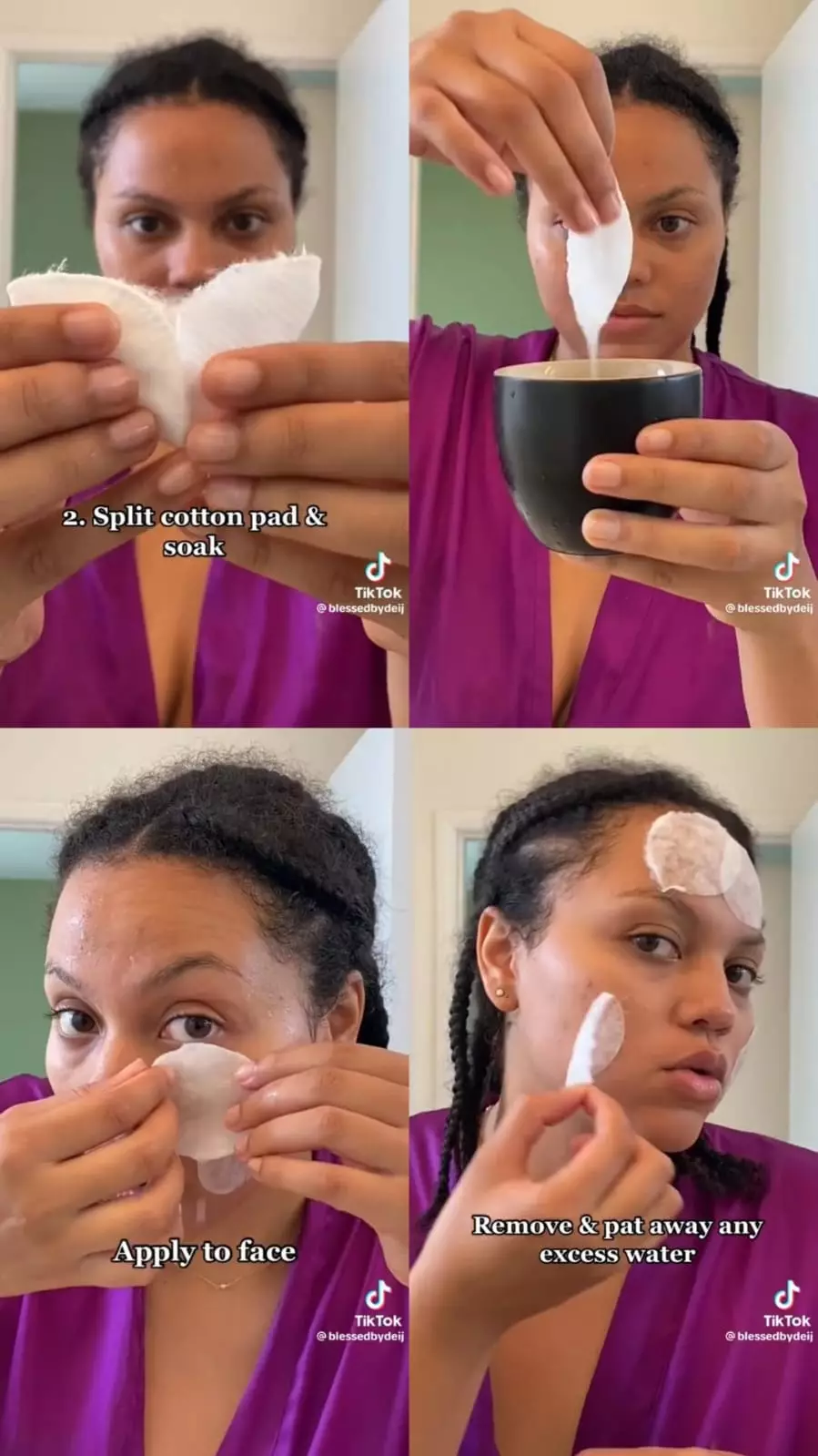 Cuma pakai air bekas © TikTok