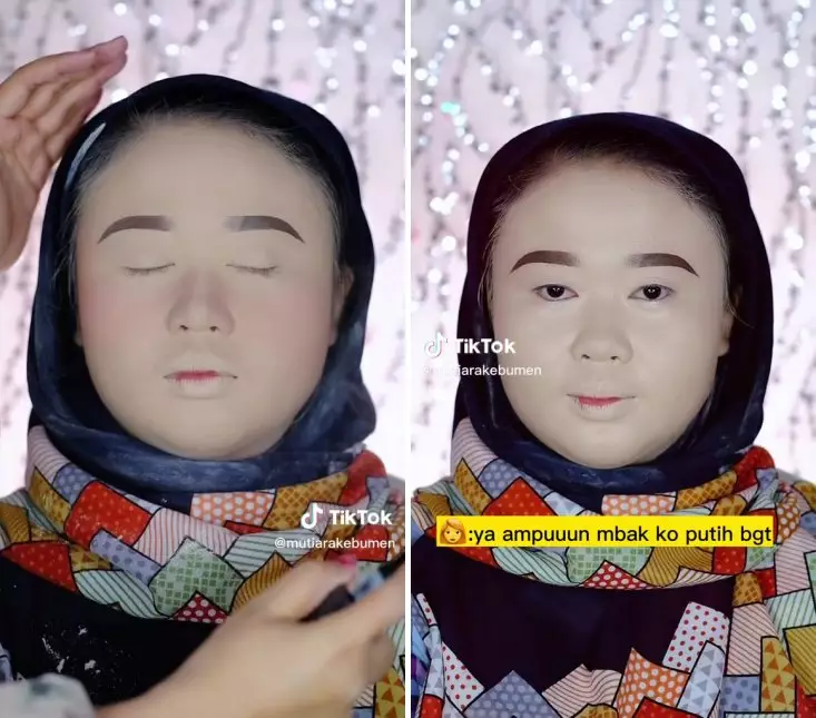 makeup dempul tebal © TikTok makeup dempul tebal © TikTok