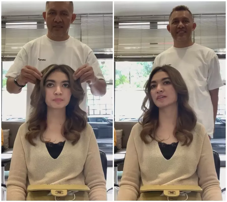 Selvi Ananda ubah gaya rambut © Instagram/@ironhairspecialis Selvi Ananda ubah gaya rambut © Instagram/@ironhairspecialis