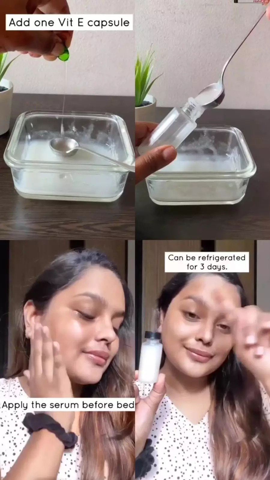 serum wajah cuma pakai 1 bahan © Instagram