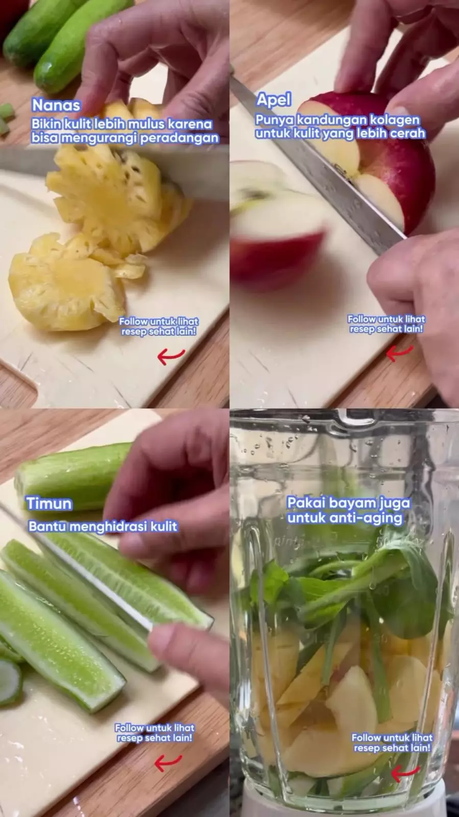 4 campuran buah dan sayur © Instagram 4 campuran buah dan sayur © Instagram