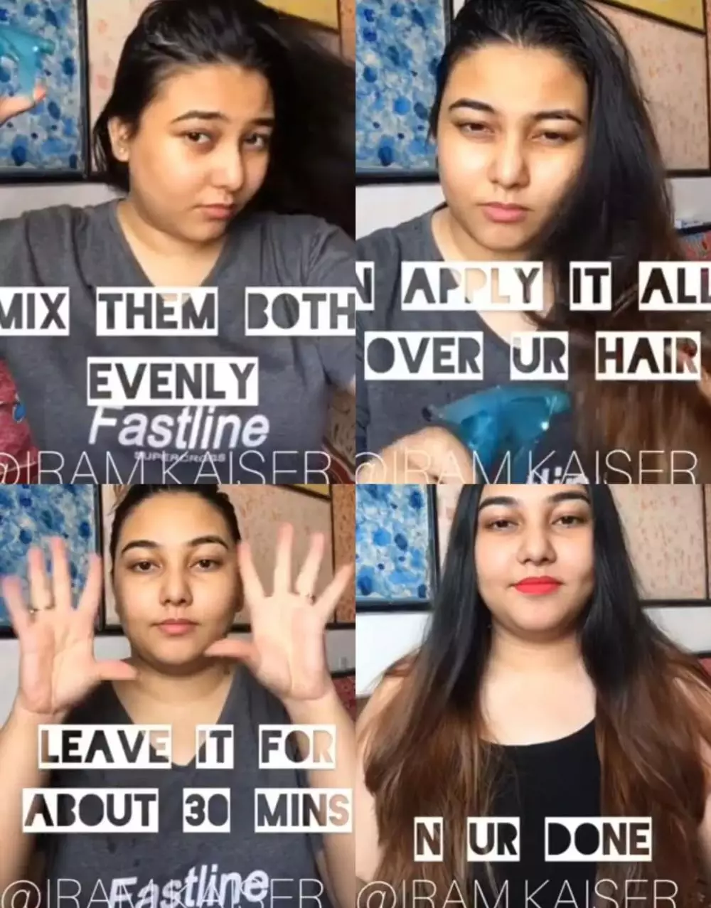 minim rontok pakai hairspray © Instagram