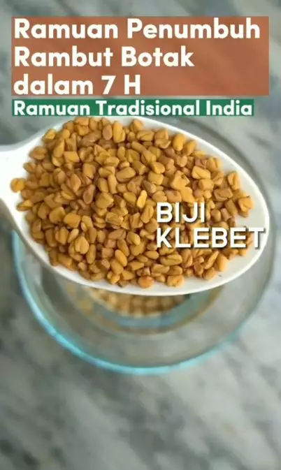 Trik menumbuhkan kembali rambut botak pakai 1 jenis biji-bijian Berbagai sumber