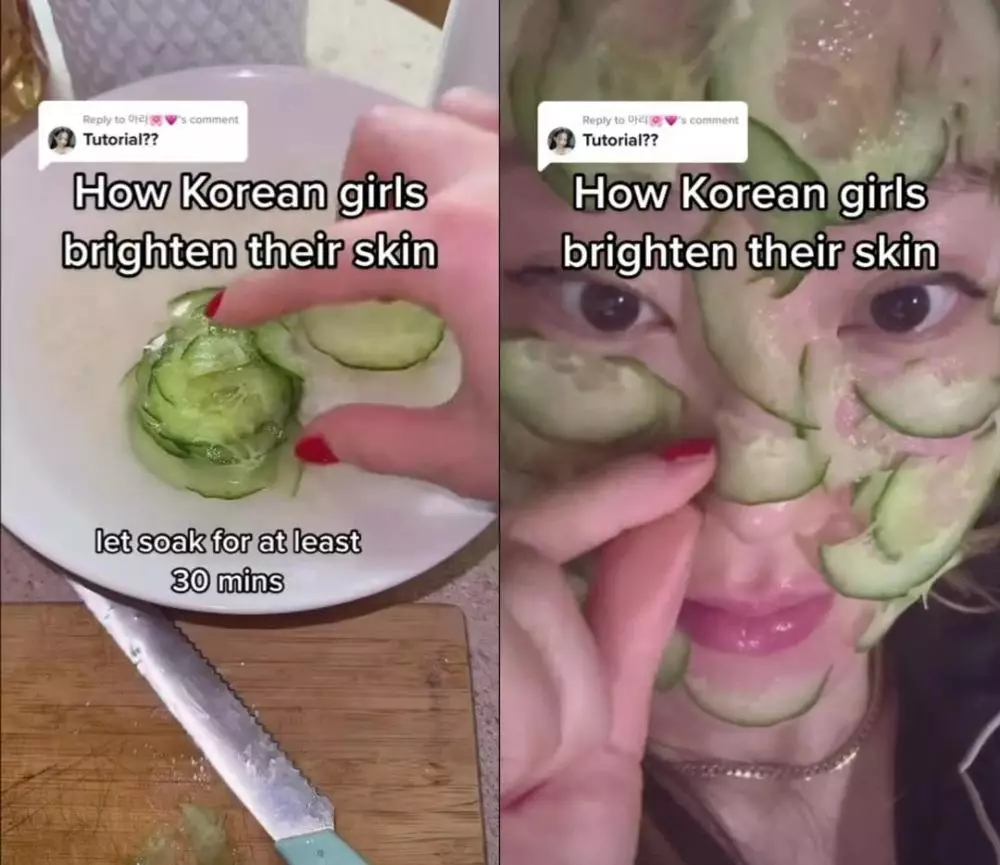 wanita Korea cerahkan kulit © Instagram