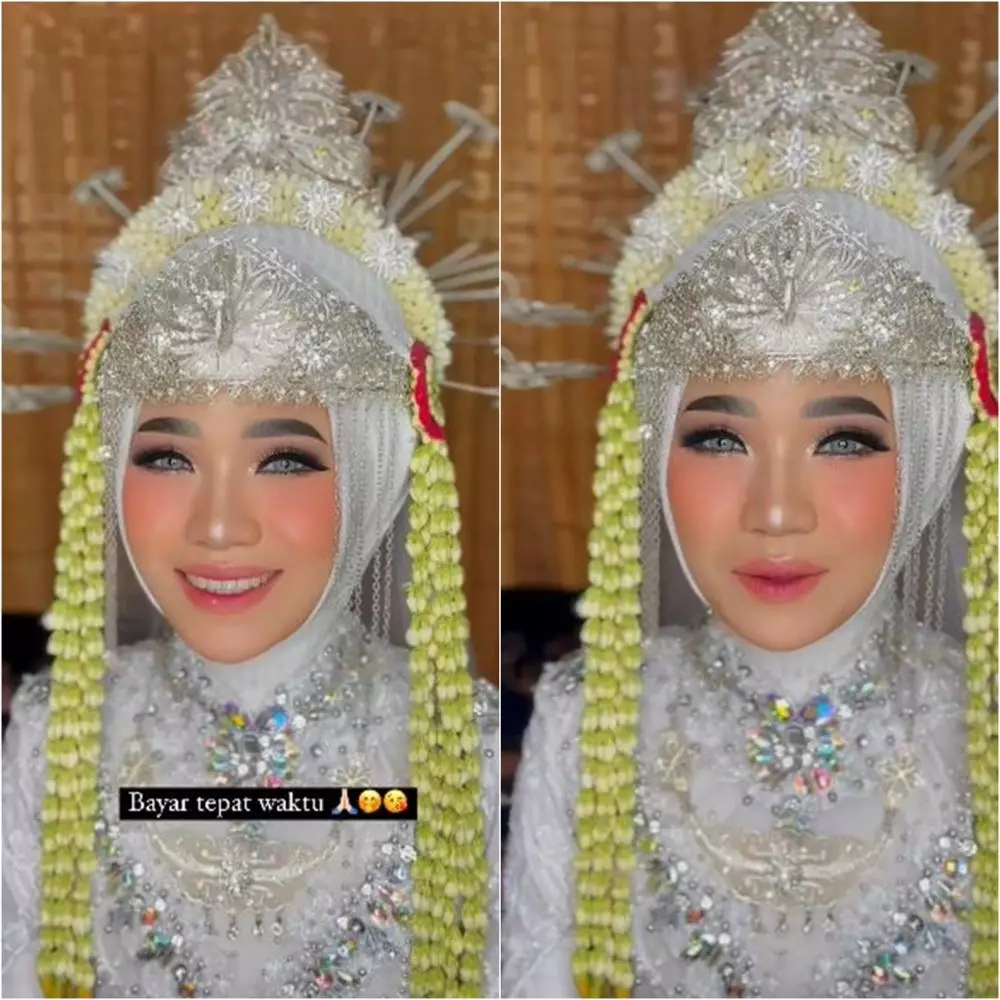 transformasi manten betawi © instagram transformasi manten betawi © instagram