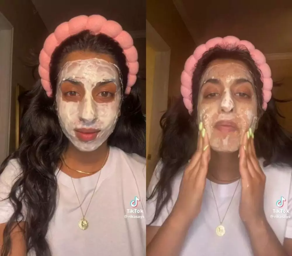 Trik simpel hempaskan jerawat © TikTok Trik simpel hempaskan jerawat © TikTok