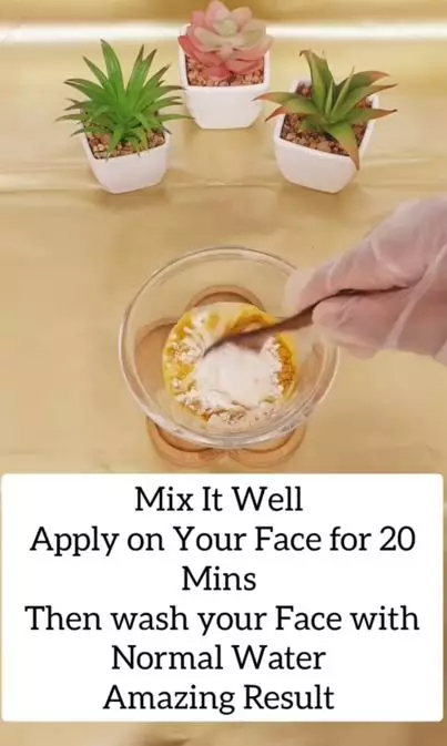 Cara memutihkan wajah kusam pakai masker dari 1 jenis tepung Berbagai sumber