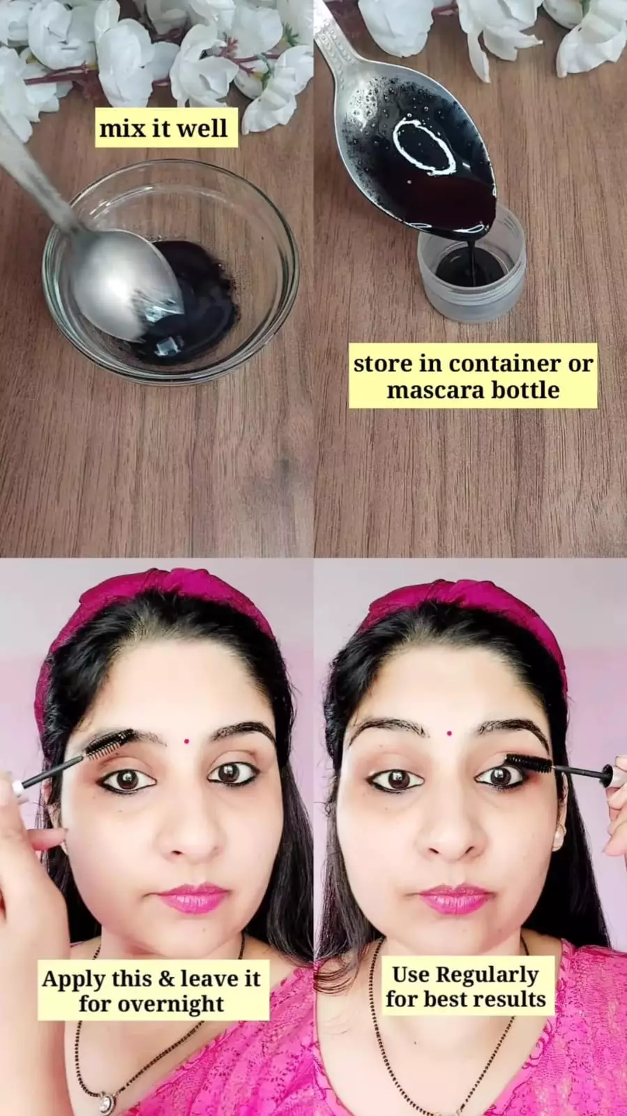 hitam dan bervolume © Instagram