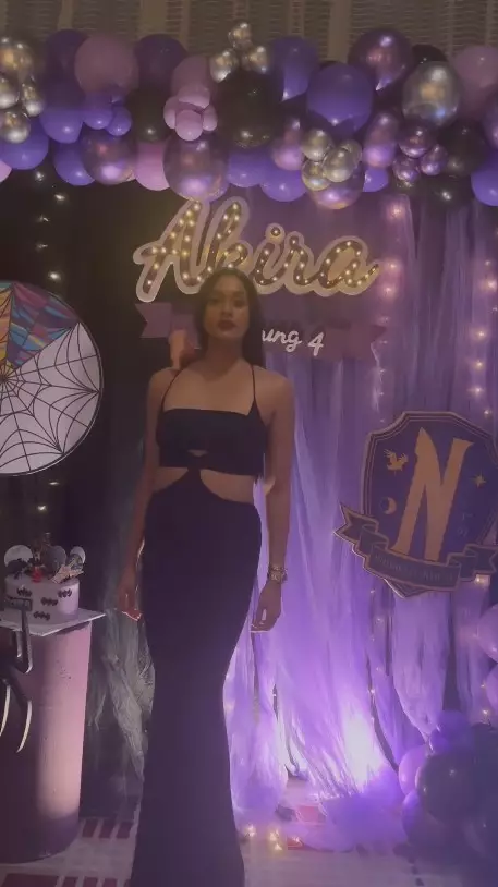 penampilan Kimmy Jayanti di hari ulang tahun anak © Instagram/@kimmyjayanti