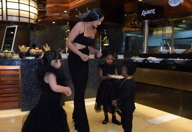 penampilan Kimmy Jayanti di hari ulang tahun anak © Instagram/@kimmyjayanti