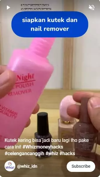 trik atasi kutek gel yang kering agar bisa digunakan kembali berbagai sumber