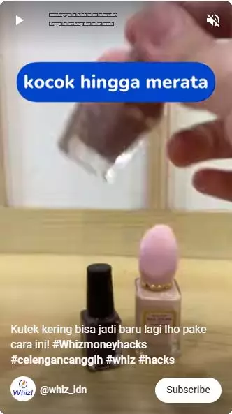 trik atasi kutek gel yang kering agar bisa digunakan kembali berbagai sumber