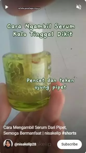 trik atasi serum yang hampir habis agar bisa digunakan kembali berbagai sumber