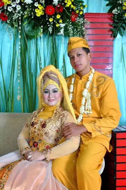 pengantin hijab jadul © TikTok