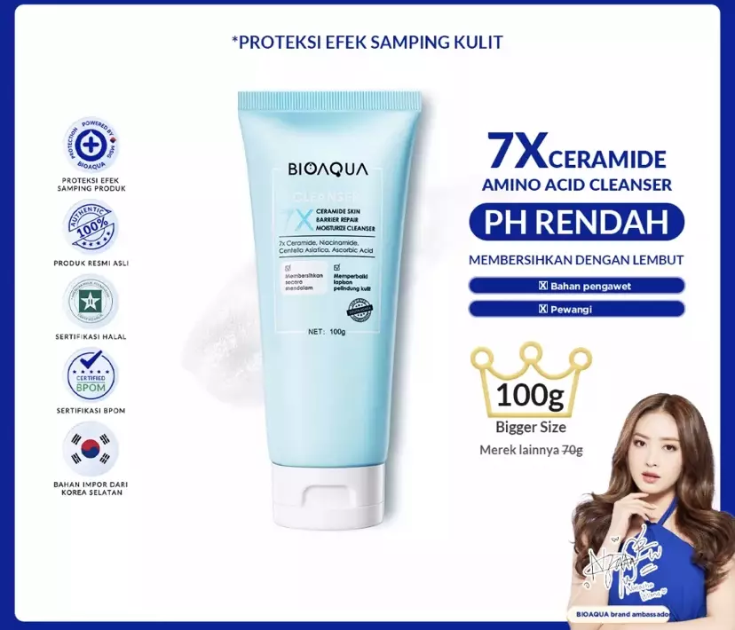 Rekomendasi facial wash atasi kulit kering © berbagai sumber