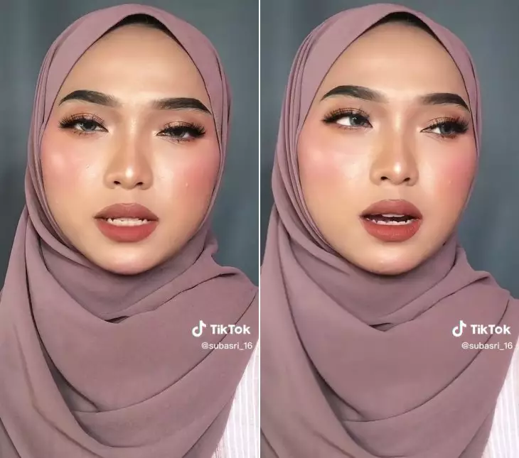 makeup biasa jadi manglingi © TikTok