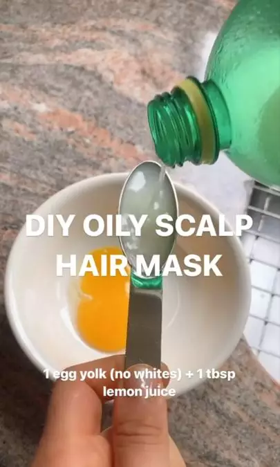 Rambut lepek pakai 1 sumber protein Berbagai sumber