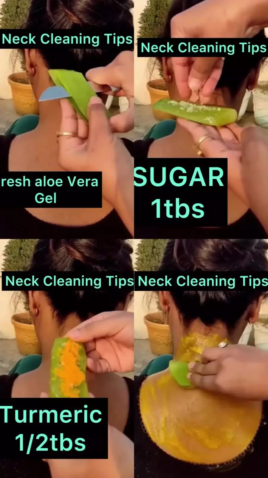 ratakan warna leher © Instagram ratakan warna leher © Instagram