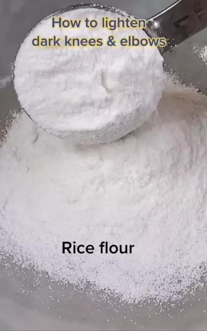 Memutihkan lutut dan siku pakai 1 jenis tepung Berbagai sumber