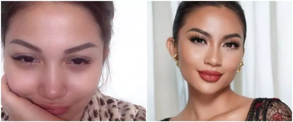 Ariel Tatum pakai dan tanpa makeup © Instagram