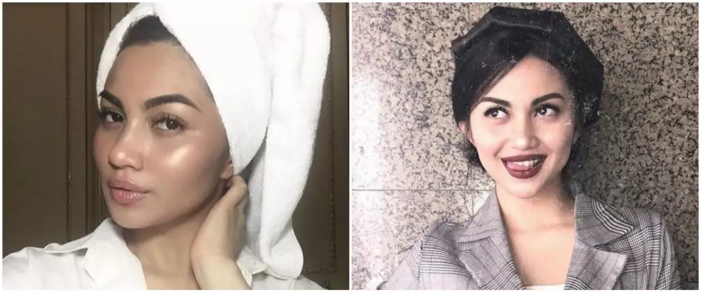 Ariel Tatum pakai dan tanpa makeup © Instagram