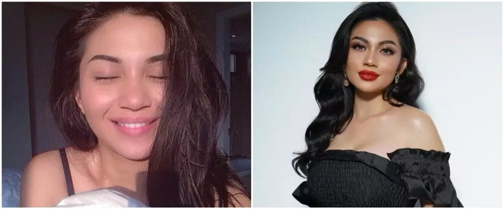 Ariel Tatum pakai dan tanpa makeup © Instagram