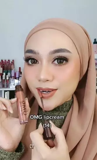 transformasi wanita recreate makeup pernikahan Lesti Kejora © 2023 brilio.net