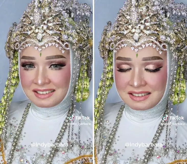 makeup jerawat parah © TikTok makeup jerawat parah © TikTok