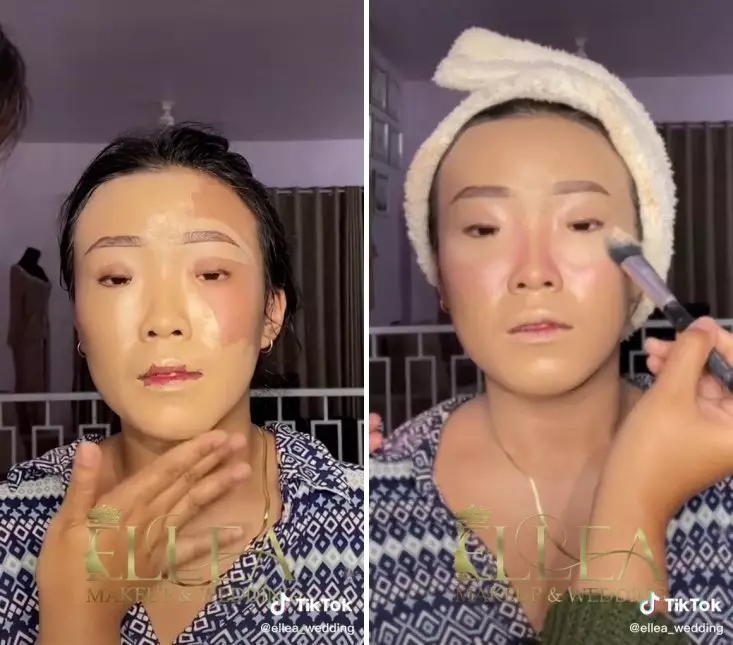 makeup mata sipit © TikTok