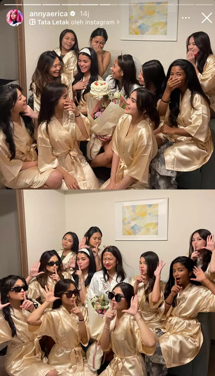 momen bridal shower azizah salsha © instagram momen bridal shower azizah salsha © instagram