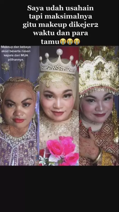 makeup akad jelek dirias ulang glowup © 2023 brilio.net